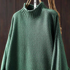 Katalina - Women's Relaxed Fit Mock Neck Sweater
