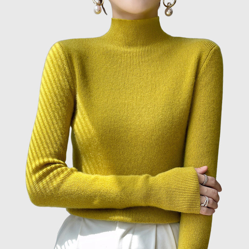 Kendall - Women's Slim Fit Mock Neck Pullover