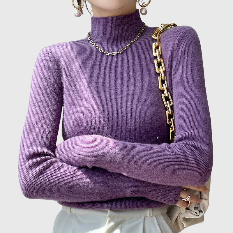 Kendall - Women's Slim Fit Mock Neck Pullover