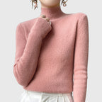 Kendall - Women's Slim Fit Mock Neck Pullover