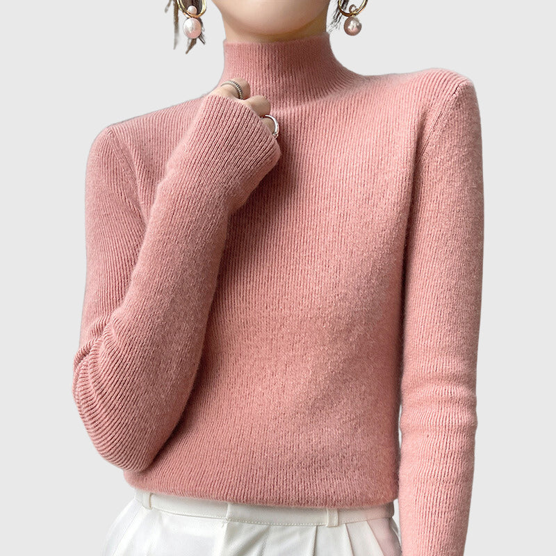Kendall - Women's Slim Fit Mock Neck Pullover