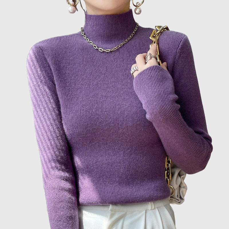 Kendall - Women's Slim Fit Mock Neck Pullover