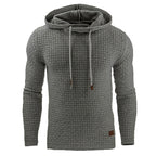 Leo - Men's Waffle Knit Drawstring Hoodie