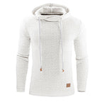 Leo - Men's Waffle Knit Drawstring Hoodie