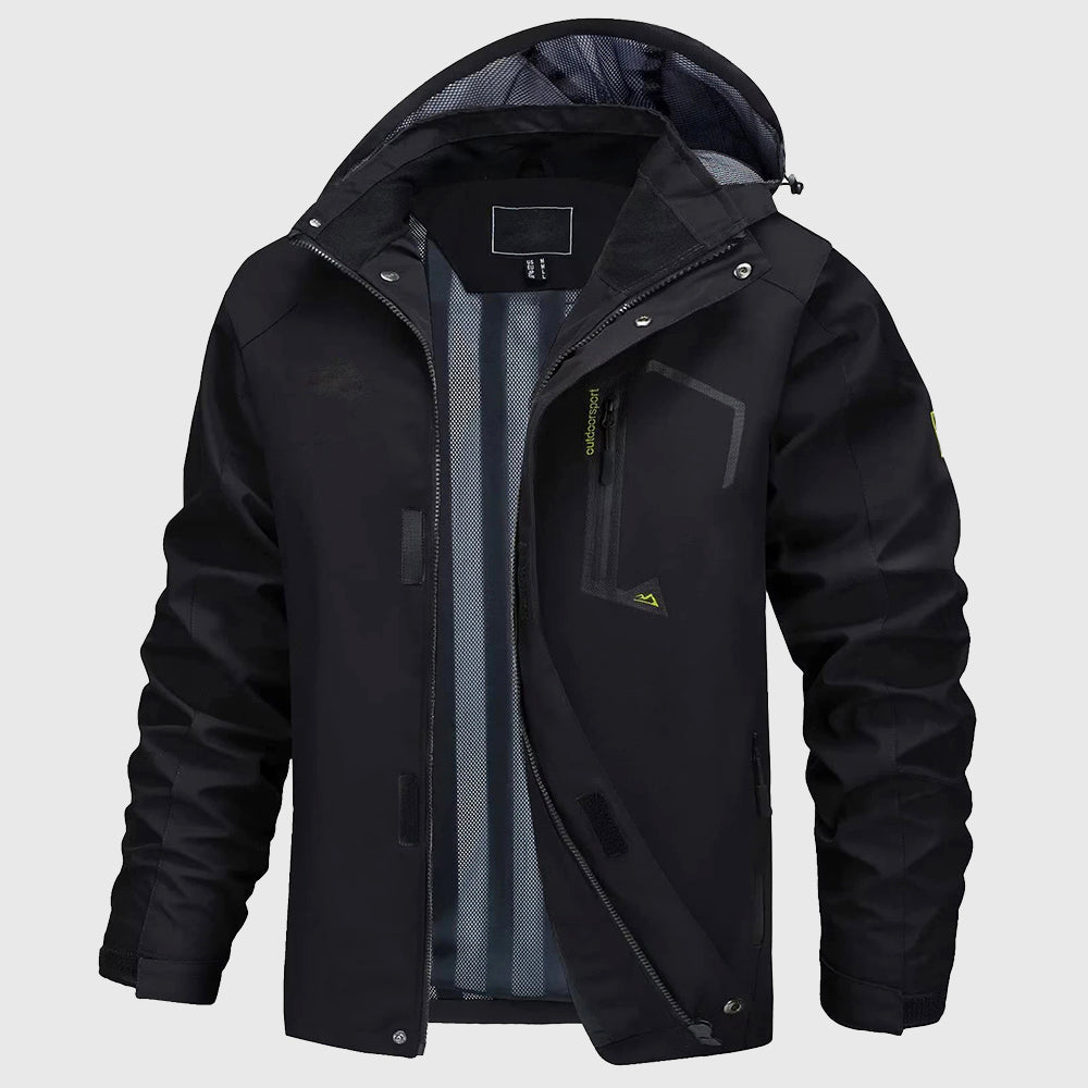 Leo - Men's Waterproof Outdoor Hooded Jacket