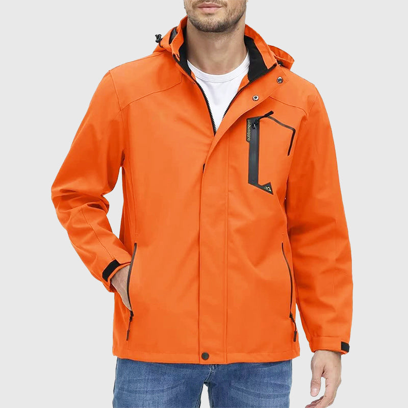 Leo - Men's Waterproof Outdoor Hooded Jacket