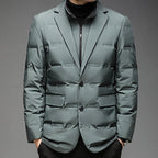 Lincoln - Men's Quilted Down Blazer Jacket