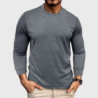 Lucas - Men's Textured Long-Sleeve Knit Shirt