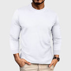Lucas - Men's Textured Long-Sleeve Knit Shirt