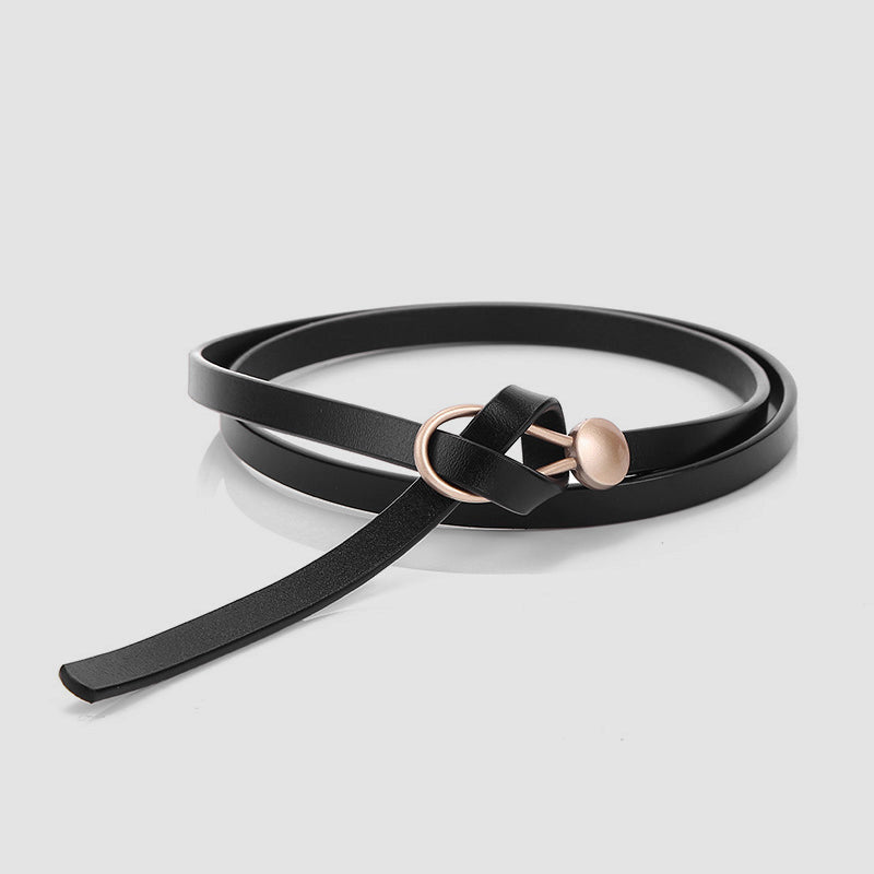 Maeve - Women's Slim Knot Buckle Belt