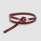 Maeve - Women's Slim Knot Buckle Belt