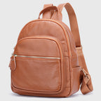 Millie - Women's Pebbled Leather Multi-Pocket Backpack