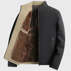 Oliver - Men's Fleece-Lined Winter Stand-Collar Jacket