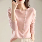 Ophelia - Women's Button Front Knit Sweater