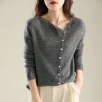 Ophelia - Women's Button Front Knit Sweater