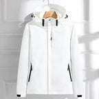 Quinley - Women's Drawstring Hood Rain Jacket