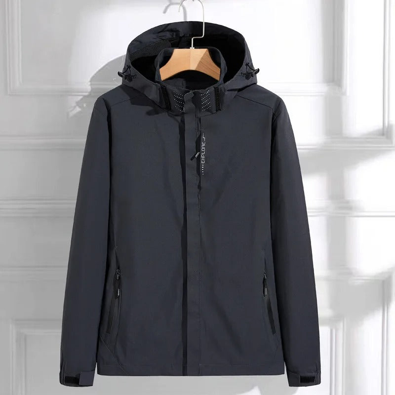 Quinley - Women's Drawstring Hood Rain Jacket