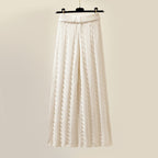 Rachel - Women's 3-Piece Knit Sweater, Vest & Wide Leg Pants Set