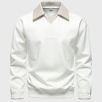 Ronan - Men's Johnny-Collar Sweatshirt