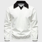 Ronan - Men's Johnny-Collar Sweatshirt