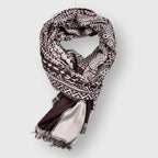 Sam - Men's Boho Pattern Tassel Scarf