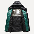 Simon - Men's High-Gloss Hooded Down Puffer Jacket