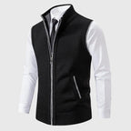 Thomas - Men's Zip-Up Knit Sweater Vest
