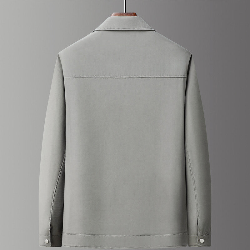 Travis - Men's Clean-Cut Utility Shirt Jacket