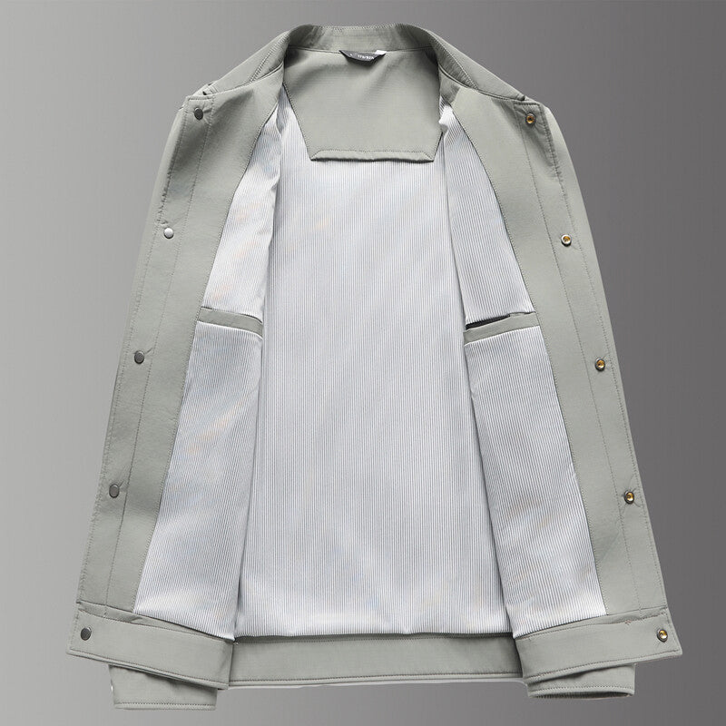 Travis - Men's Clean-Cut Utility Shirt Jacket