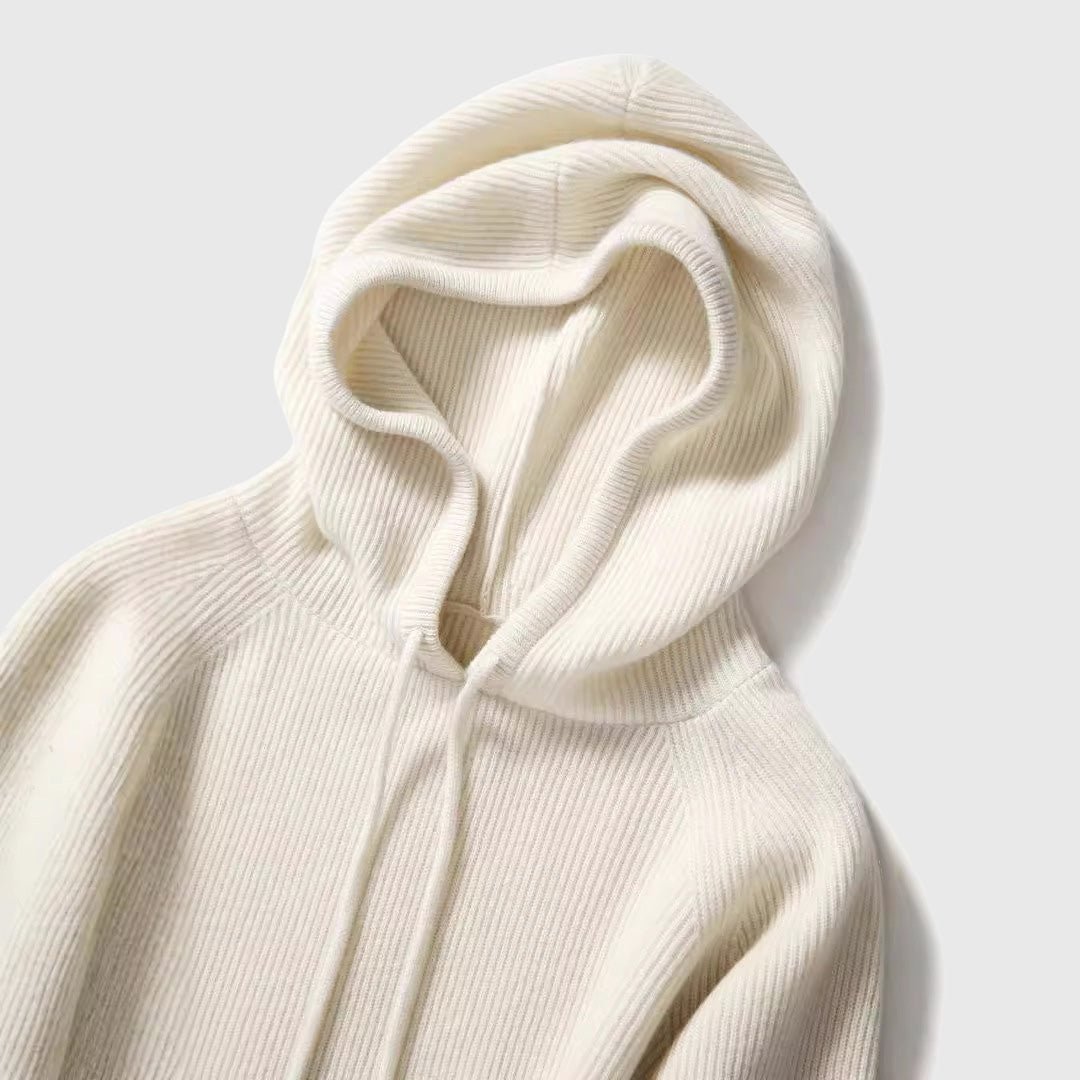 Ulises - Women's Cashmere Hooded Knit Sweater