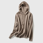 Ulises - Women's Cashmere Hooded Knit Sweater