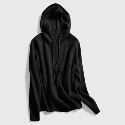 Ulises - Women's Cashmere Hooded Knit Sweater