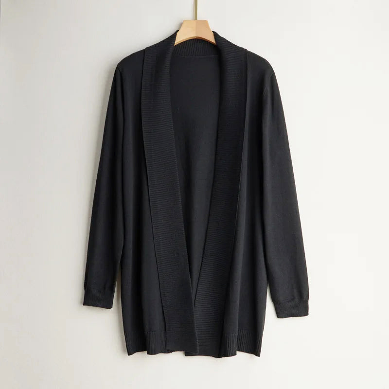 Victoria - Women's Open-Front Cashmere Cardigan