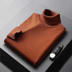 William - Men's Ribbed Turtleneck Knit Sweater
