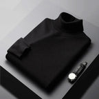 William - Men's Ribbed Turtleneck Knit Sweater