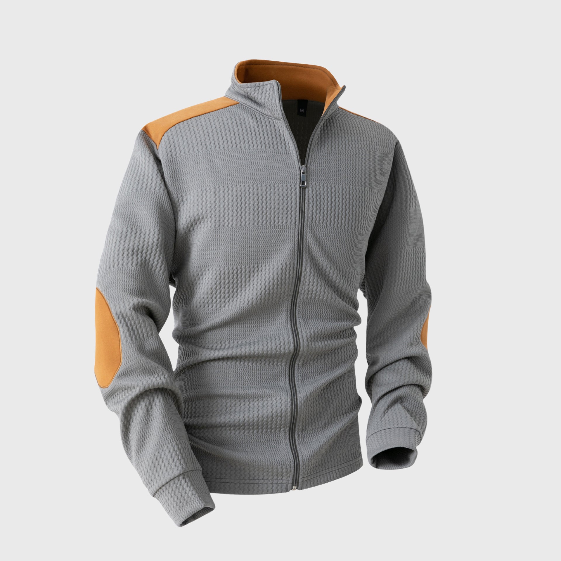 William - Men's Textured Zip-Up Jacket