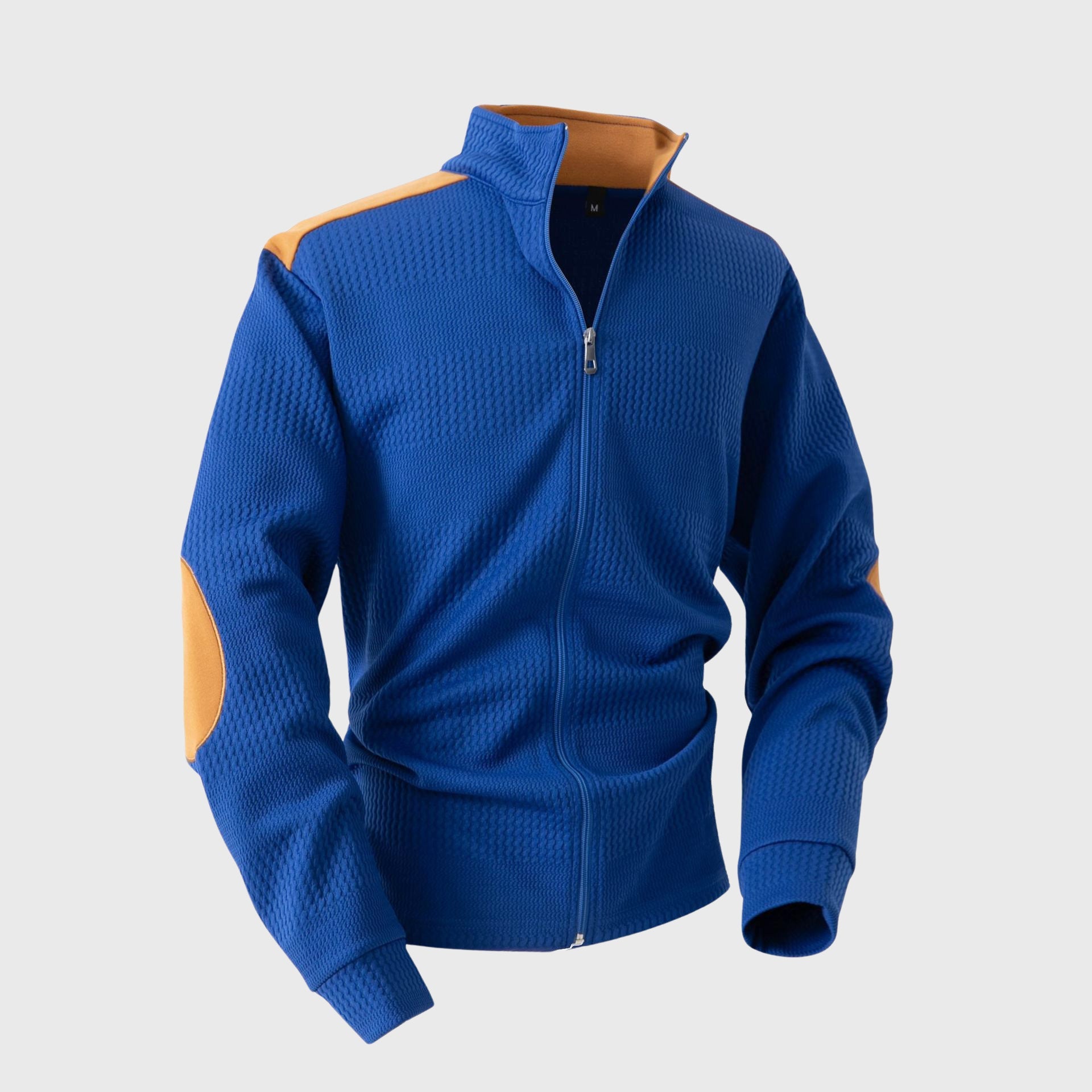 William - Men's Textured Zip-Up Jacket