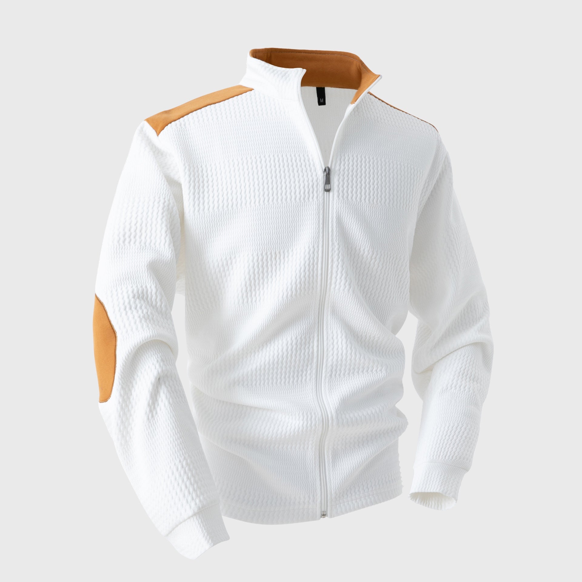 William - Men's Textured Zip-Up Jacket