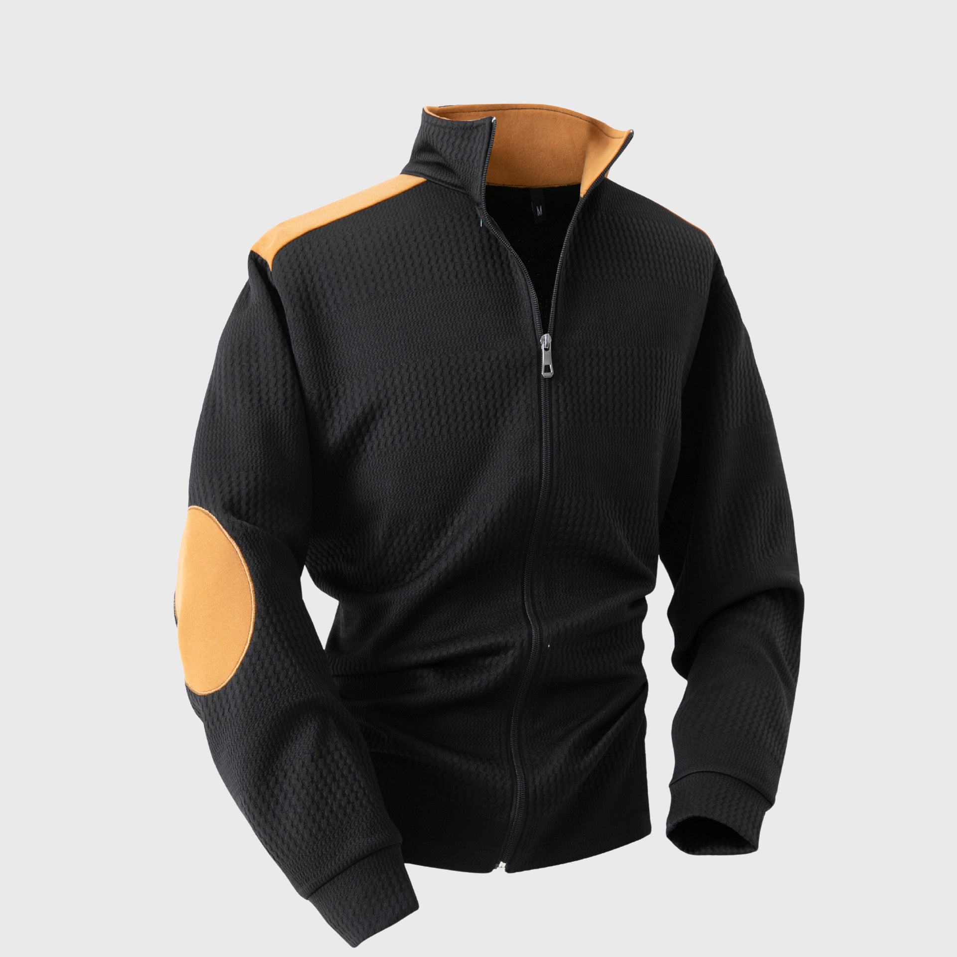 William - Men's Textured Zip-Up Jacket