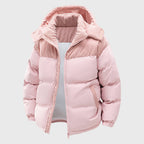 Wyatt - Men's Corduroy Panel Hooded Puffer Jacket