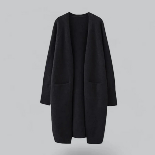 Adalyn - Women's Longline Knit Cardigan with Front Pockets
