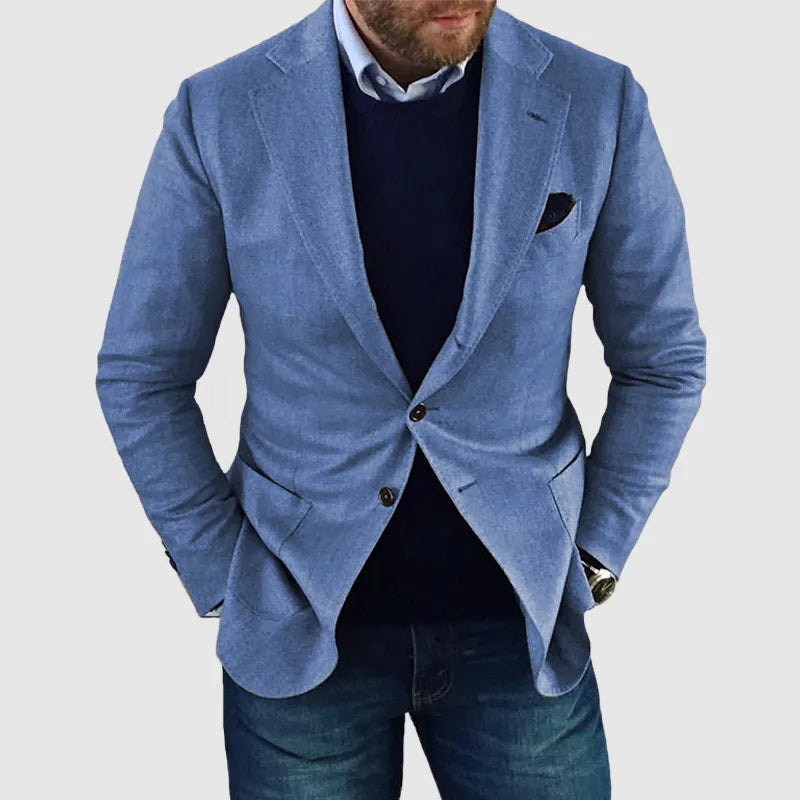 Aldous - Men's Two-Button Blazer with Notch Lapels