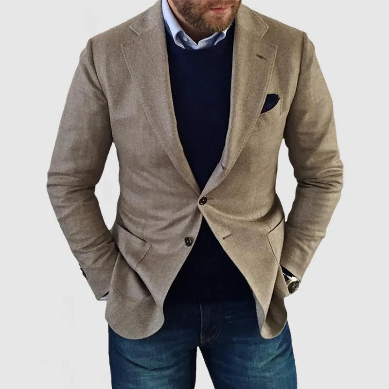 Aldous - Men's Two-Button Blazer with Notch Lapels