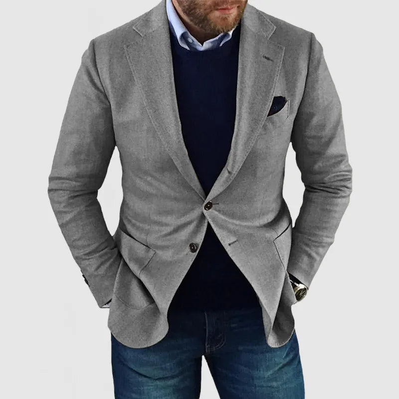 Aldous - Men's Two-Button Blazer with Notch Lapels