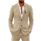 Amir - Men's Notched Lapel Slim Fit Two-Piece Set 1