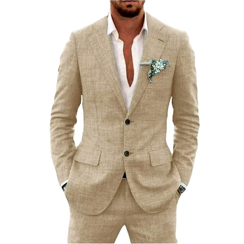 Amir - Men's Notched Lapel Slim Fit Two-Piece Set 1