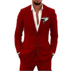 Amir - Men's Notched Lapel Slim Fit Two-Piece Set 5
