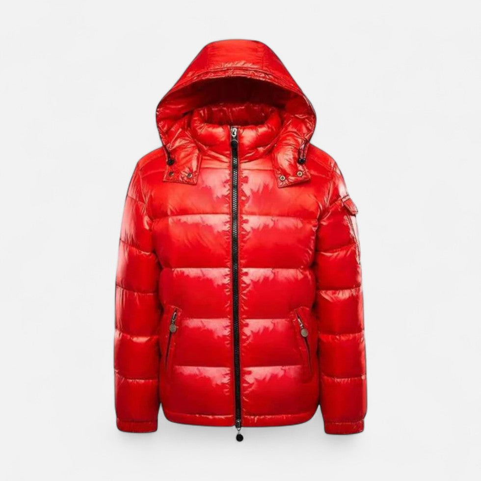 Barnaby - Men's Quilted Puffer Jacket with Hood