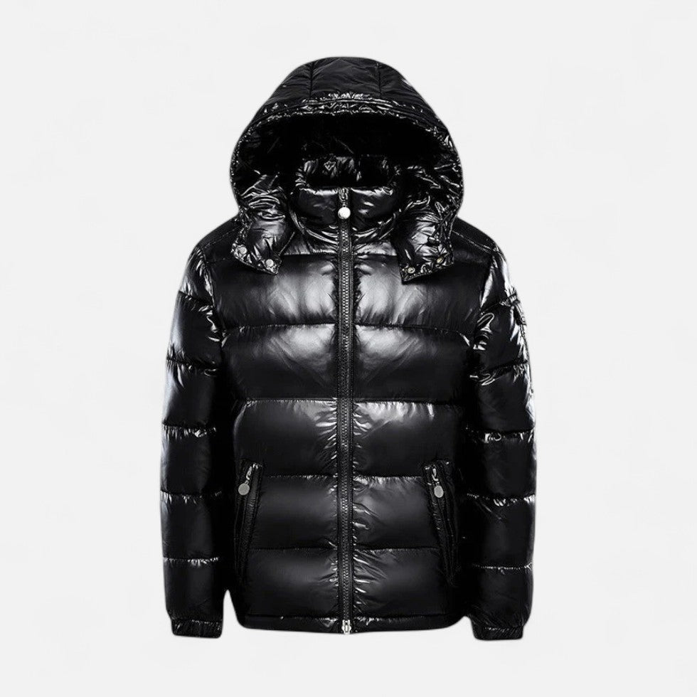 Barnaby - Men's Quilted Puffer Jacket with Hood
