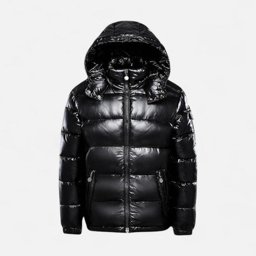 Barnaby - Men's Quilted Puffer Jacket with Hood